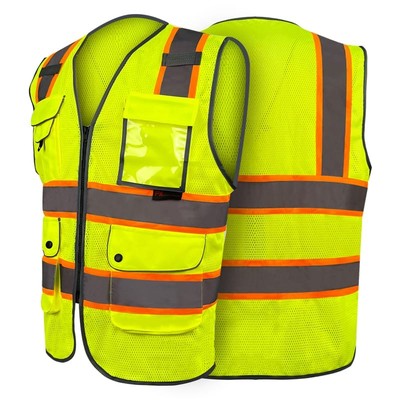 3M Class 2 High-Visibility Reflective Safety Vest, Size 1