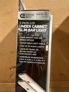 9 in. 2-Bar Plug-In LED Light