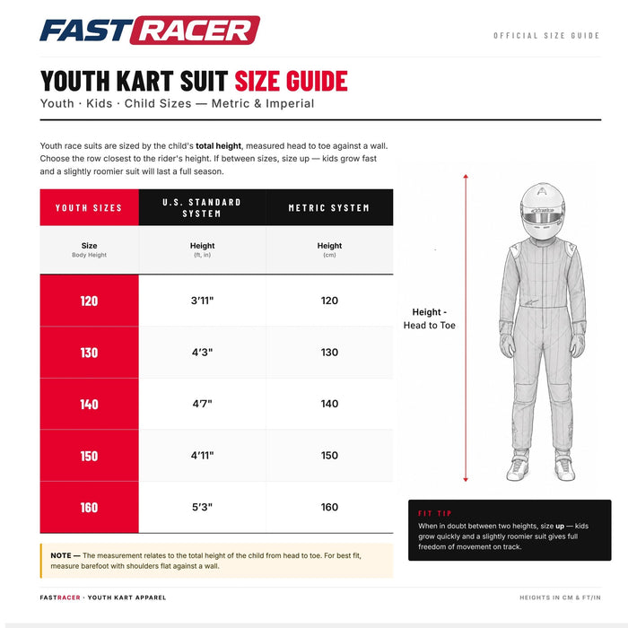 Alpinestars Kart Rain Suit - Youth Sizes - Fast Racer