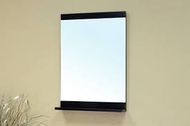 Belfast 30 in. L x 36 in. W Solid Wood Frame Wall Mirror in Dark Espresso