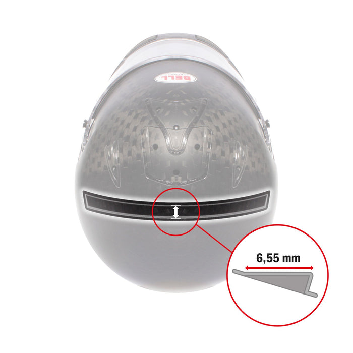 Bell Clear Top Gurney V10 For HP7 , HP77 , RS7 , KC7 Helmets - Fast Racer