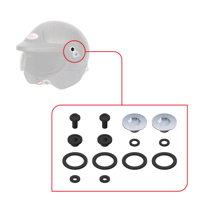 Bell Pivot Kit (10 Series) For HP10 and Mag - 10 Helmets - Fast Racer