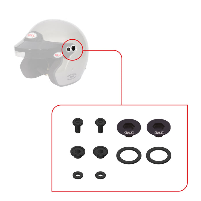 Bell Pivot Kit For MAG and MAG RALLY Helmets - Fast Racer
