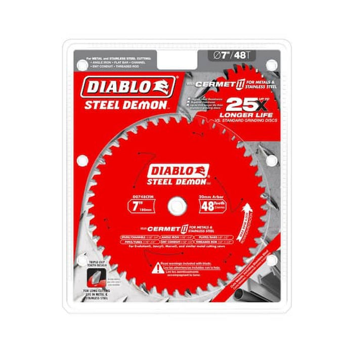 DIABLO 48T Steel Demon Cermet II 7-1/4 in. Saw Blade