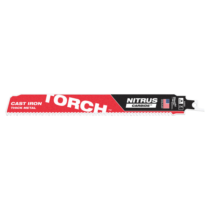 Milwaukee 9" 7TPI TORCH CAST IRON Saw Blade, 1ct