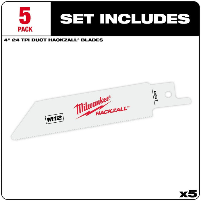 MILWAUKEE TOOL M12 Hackzall Blades 3/4"