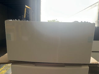 27 in. Laundry Pedestal in White with Storage Drawer