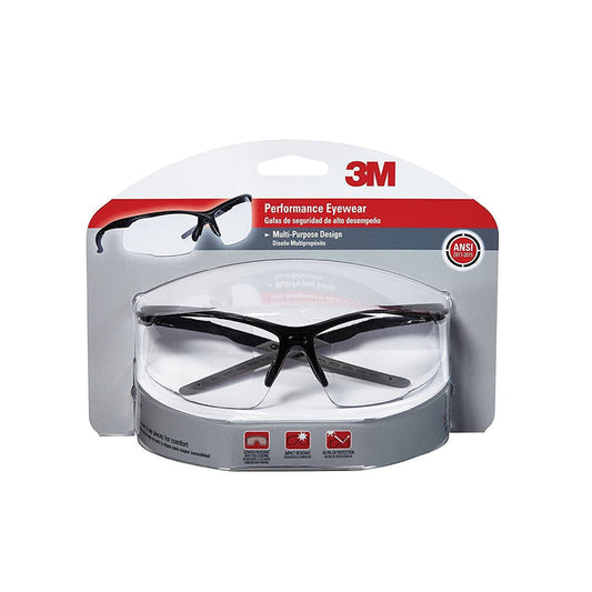3M Anti-Fog Safety Glasses, Size 3, Clean Lens