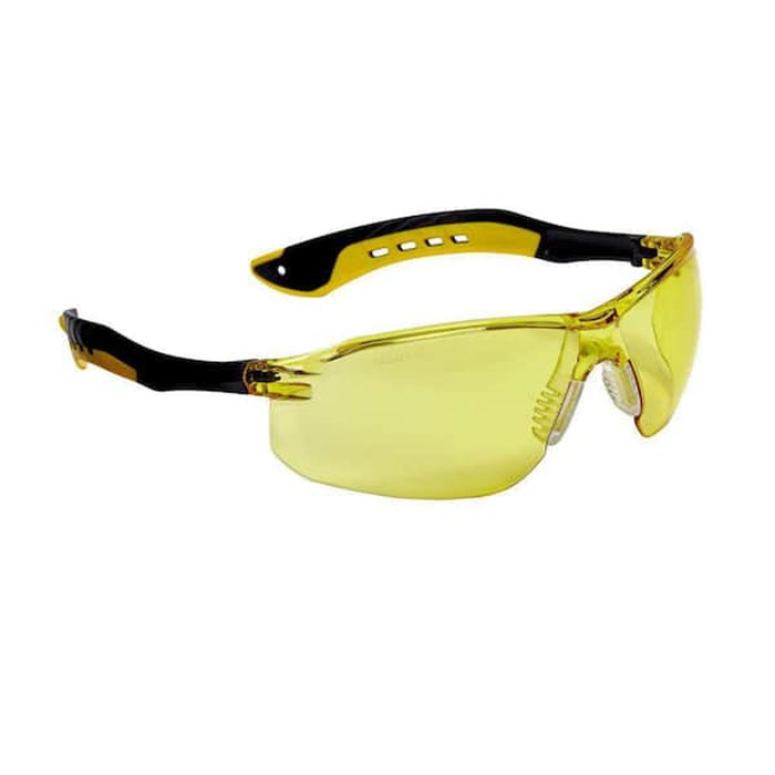 3M Flat Temple Eyewear Amber Lens Anti Scratch Size 3