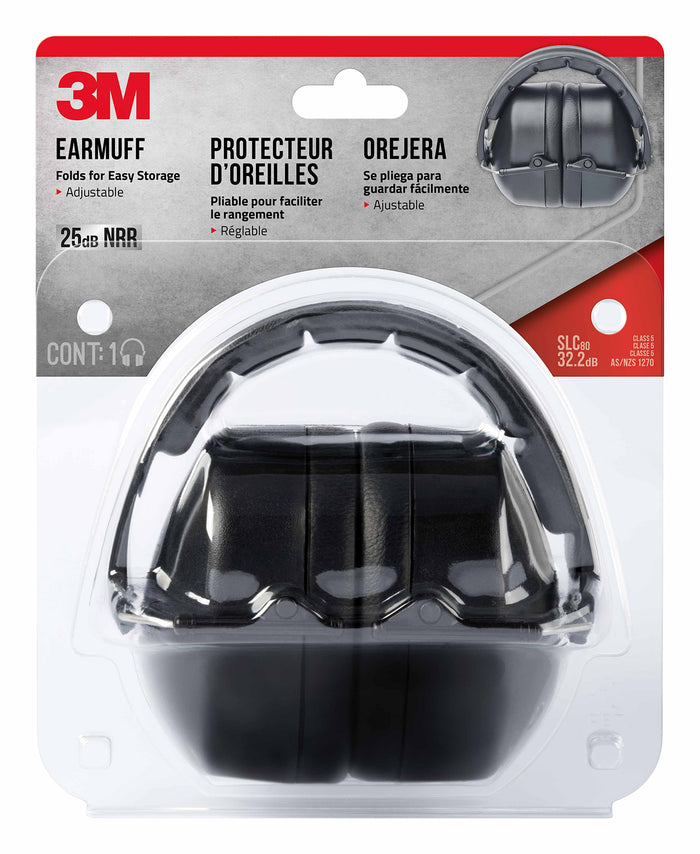 3M Folding Earmuffs 90563H1-DC, One Size