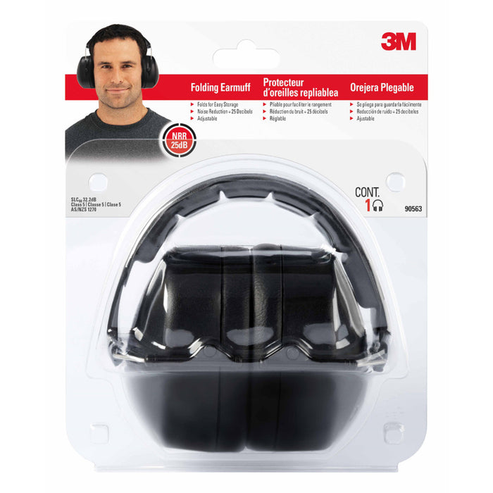 3M Folding Earmuffs 90563H1-DC, One Size