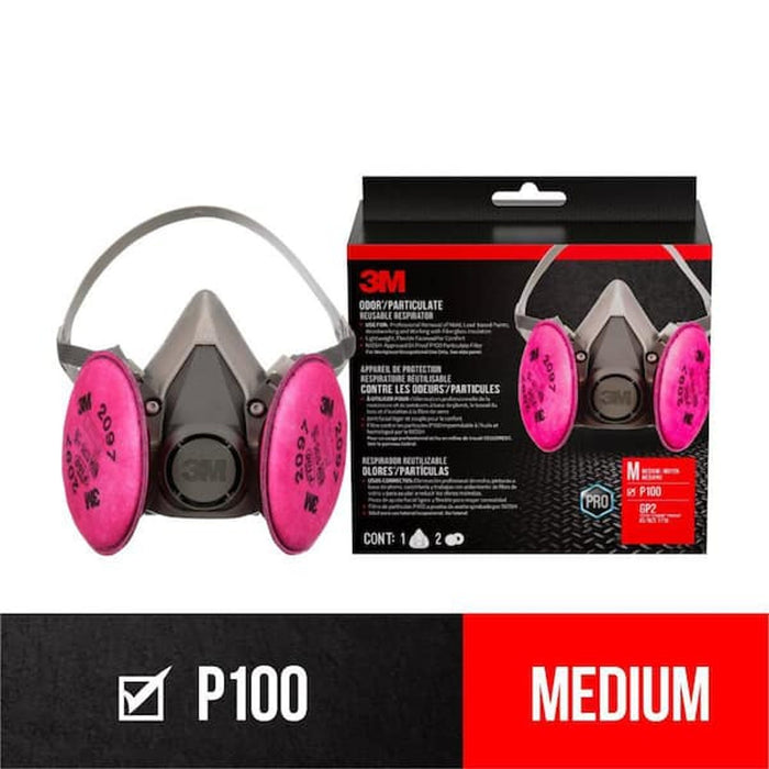 3M P100 Paint Sanding Respirator 6000-Series Size 1