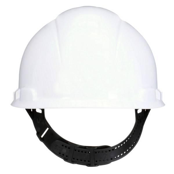 3M Vented Hard Hat White, Size 3 Pinlock