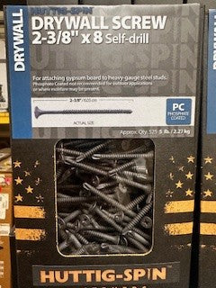 5LB 2-3/8 x 8 DRYWALL SCREW SELF DRILL