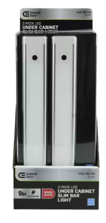 9 in. 2-Bar Plug-In LED Light
