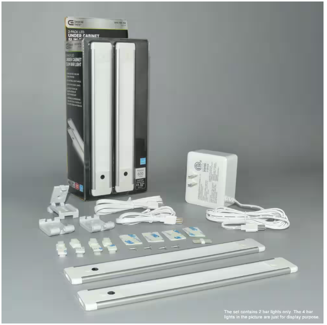 9 in. 2-Bar Plug-In LED Light