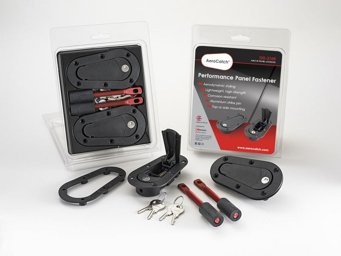 AeroCatch 120 - 2100 Locking Hood Pins - Fast Racer