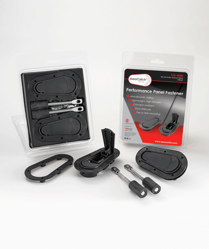 AeroCatch 125 - 4000 Xtreme Series Non - Locking Hood Pins - Fast Racer