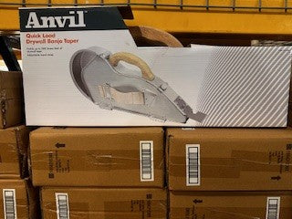 Anvil Quick Load Aluminum Drywall Banjo Taper 8-3/4 in with Wooden Handle – Model DTBA-HD