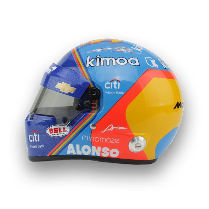 Bell 1:2 Scale Mini Helmet Fernando Alonso 2019 Indy 500 - Fast Racer
