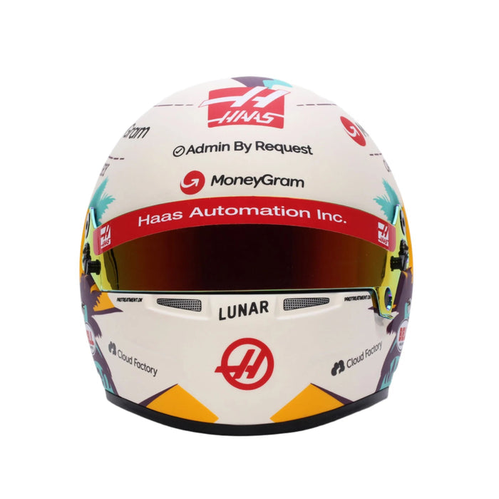 Bell 1:2 Scale Mini Helmet Kevin Magnussen 2024 Haas F1 Team - Fast Racer