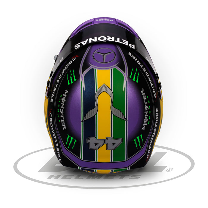 Bell 1:2 Scale Mini Helmet Lewis Hamilton Brazil GP 2021 - Fast Racer