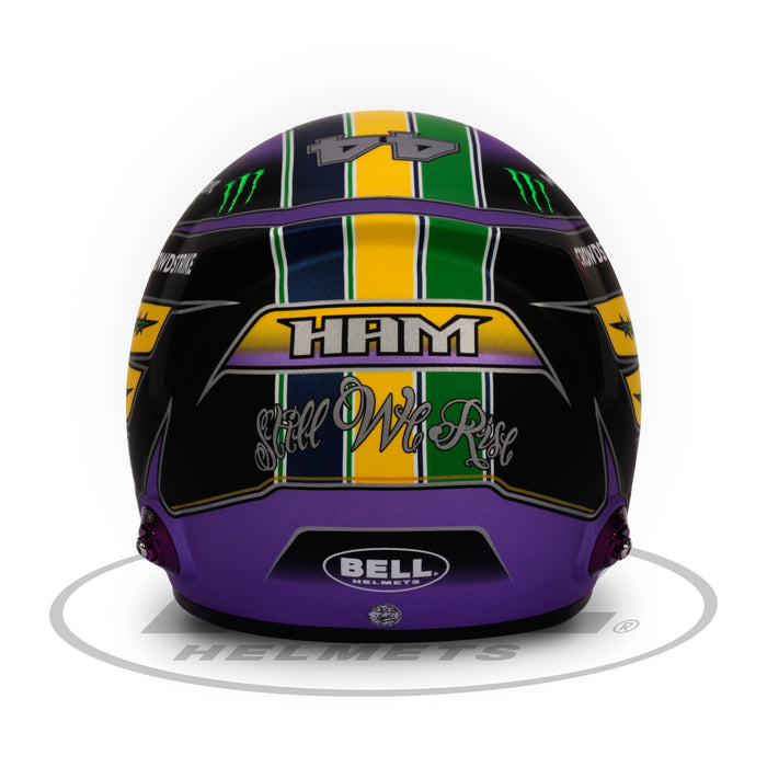 Bell 1:2 Scale Mini Helmet Lewis Hamilton Brazil GP 2021 - Fast Racer