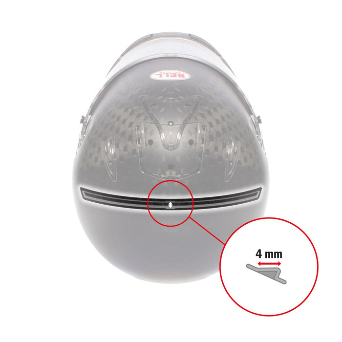 Bell Clear Top Gurney V10 For HP7 , HP77 , RS7 , KC7 Helmets - Fast Racer