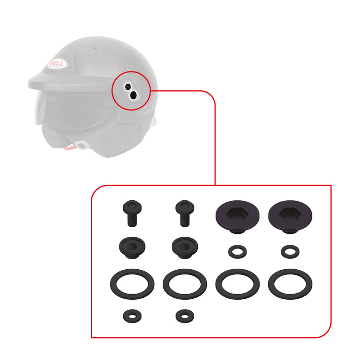 Bell Pivot Kit (10 Series) For HP10 and Mag - 10 Helmets - Fast Racer