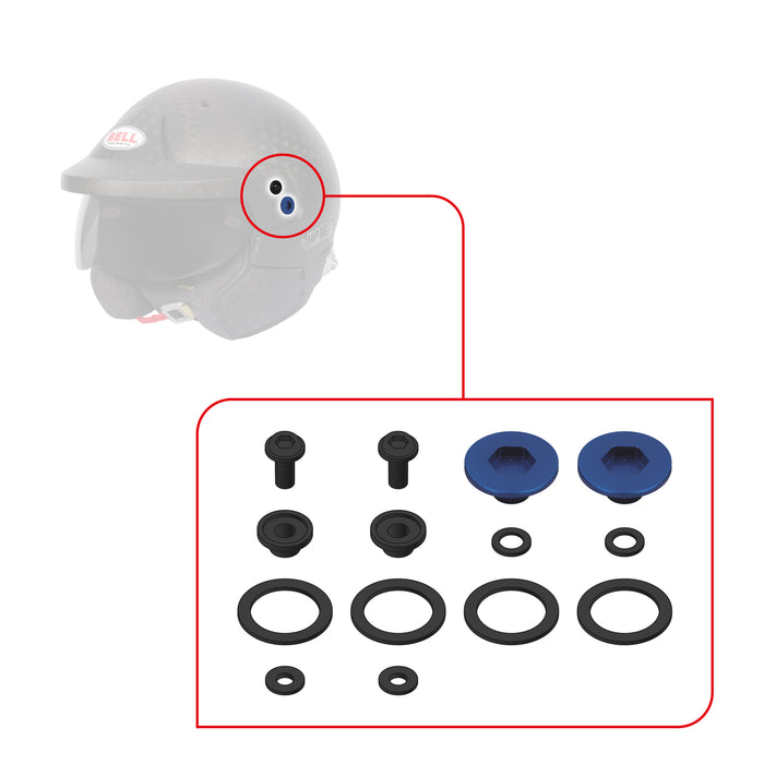 Bell Pivot Kit (10 Series) For HP10 and Mag - 10 Helmets - Fast Racer