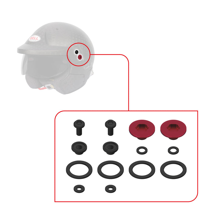Bell Pivot Kit (10 Series) For HP10 and Mag - 10 Helmets - Fast Racer