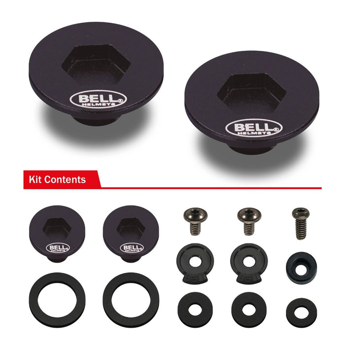 Bell Pivot Kit SV ( SE07 - SE077 - SE06 ) for HP7 / HP77 / RS7 / GT6 / KC7 - CMR / KC7EV Helmets - Fast Racer