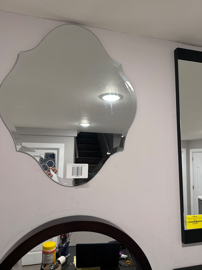 Bellaterra Round Frameless Mirror, 22-Inch, 22" by 22"