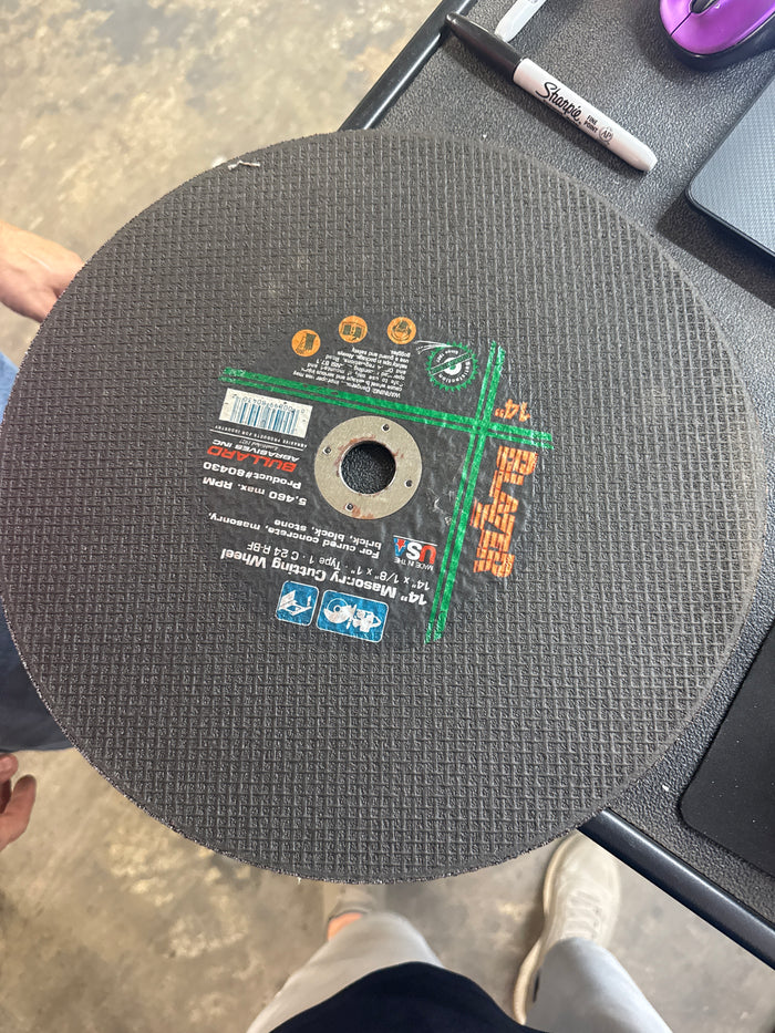 Bullard Masonry Cutting Wheel 14”