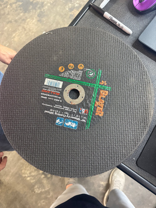 Bullard Masonry Cutting Wheel 14”