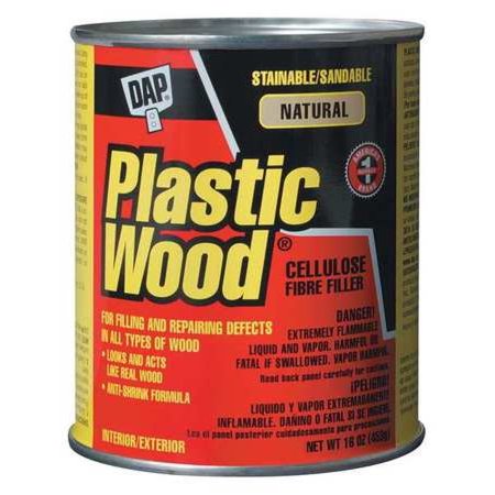 DAP Plastic Wood Filler, Natural, 16 Oz