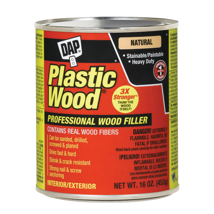 DAP Plastic Wood Filler, Natural, 16 Oz