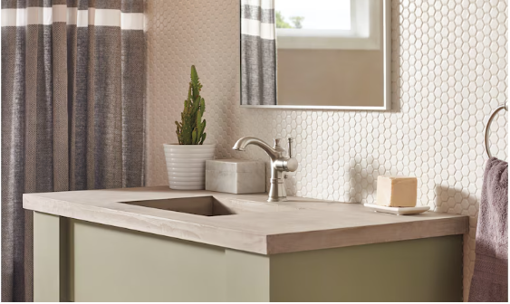 Delta Valdosta Single Handle Bathroom Faucet in SpotShield Brushed Nickel