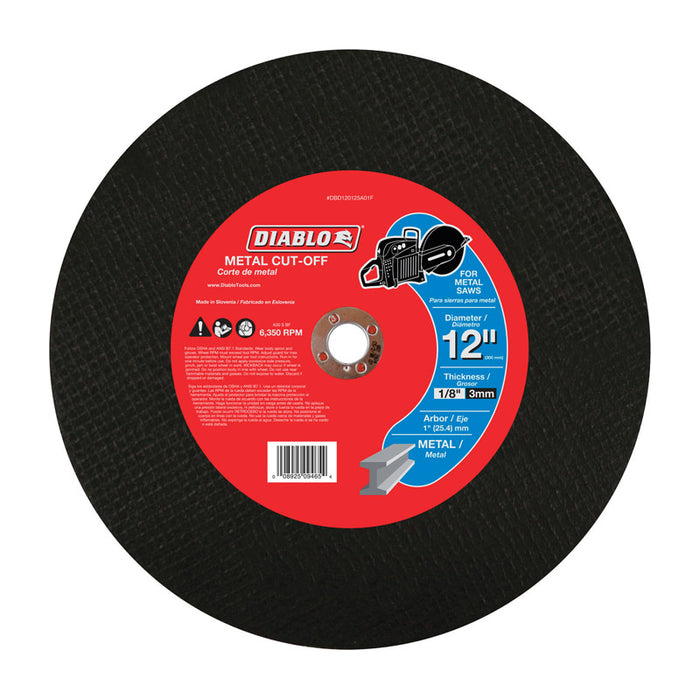 Diablo 12 in. High Speed Metal Cut-Off Disc