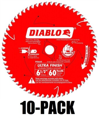 DIABLO 6-1/2 in. Carbide Saw Blade 60 Teeth