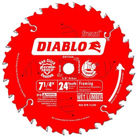 Diablo 7-1/4 in 24 Tooth Framing Saw Blade