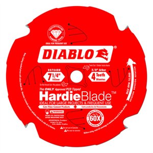 DIABLO 7-1/4 Inch 4T HardieBlade Saw Blade