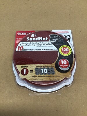 Diablo SandNet 220 Grit Sanding Disc 10 Pack