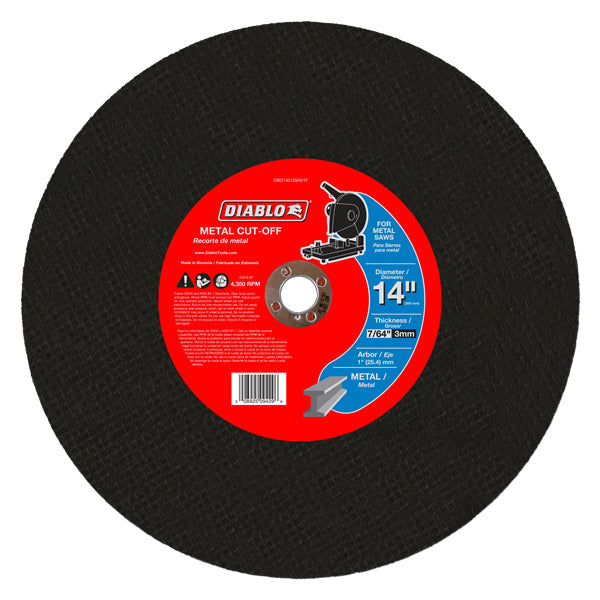 Freud America 14 in. Metal Cut-Off Disc, Aluminum Oxide