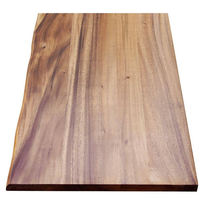 Hampton Bay 4 ft. Saman Wood Butcher Block Countertop, Live Edge