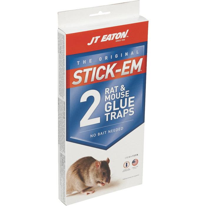 JT Eaton Stick-Em Rat and Mouse Size Glue Trap EA