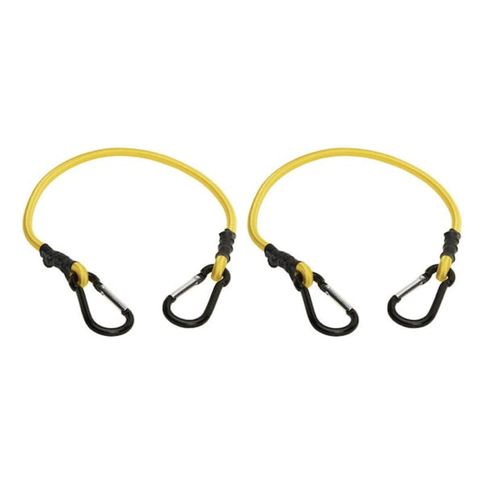 Keeper Bungee Cord 24 in. L X 0.315 in. Black/Yellow