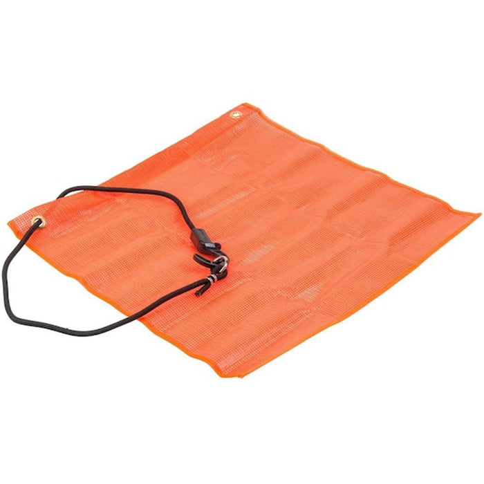 KEEPER Bungee Safety Flag, Orange, 18 in