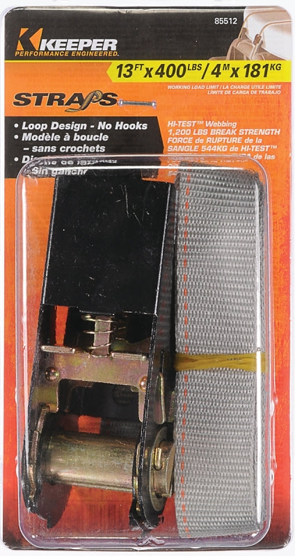 Keeper Ratchet Tie Down 1 in. W x 13 ft. L, 400 Lb