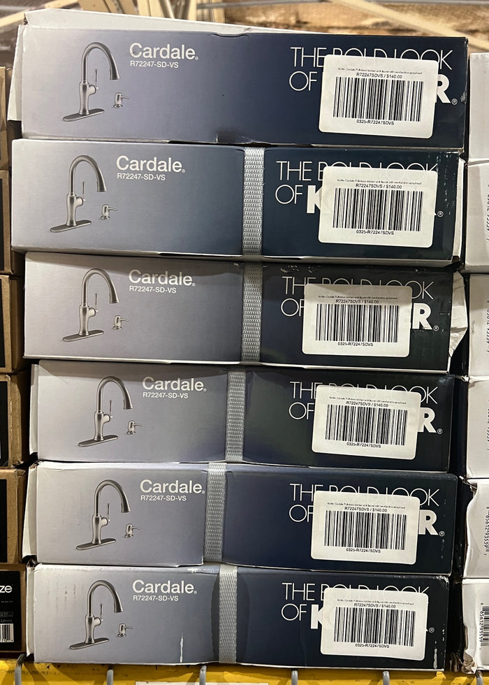 Kohler Cardale Pull-down kitchen sink faucet with two-function sprayhead